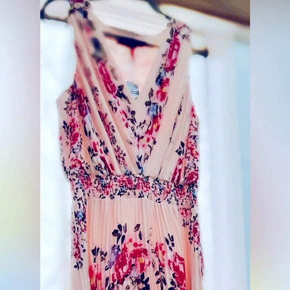 WHBM floral midi dress size 6-8 - Picture 9 of 10